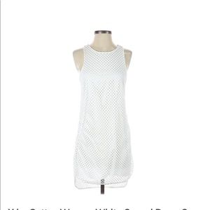NWT X by Gottex White Sleeveless Casual Dress S